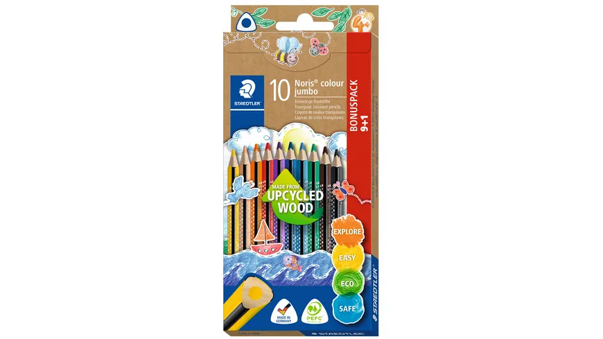 STAEDTLER Buntstift Noris® colour jumbo dreikant