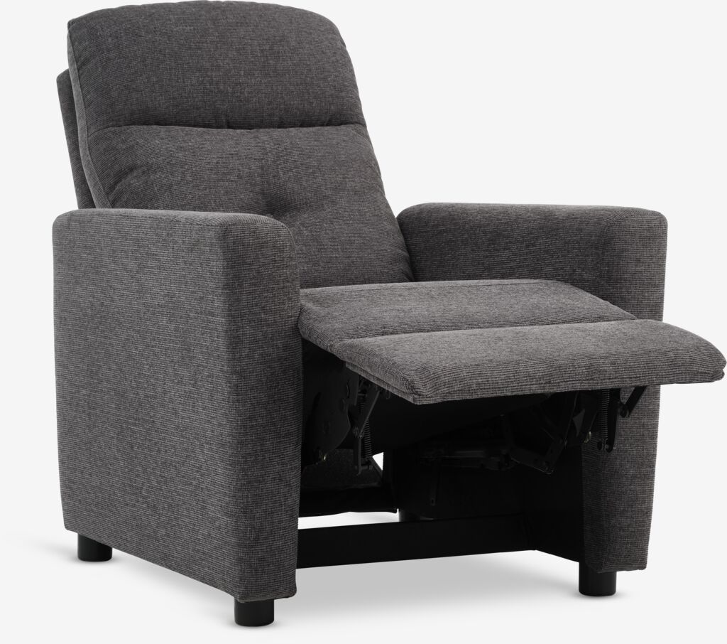 Poltrona VEJLBY VEJLBY, tecido cinza escuro