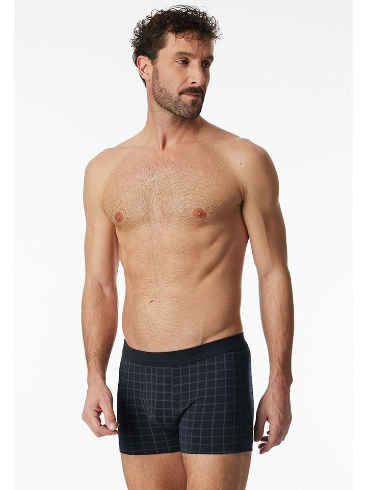 Schiesser Boxershorts in Dunkelblau günstig kaufen