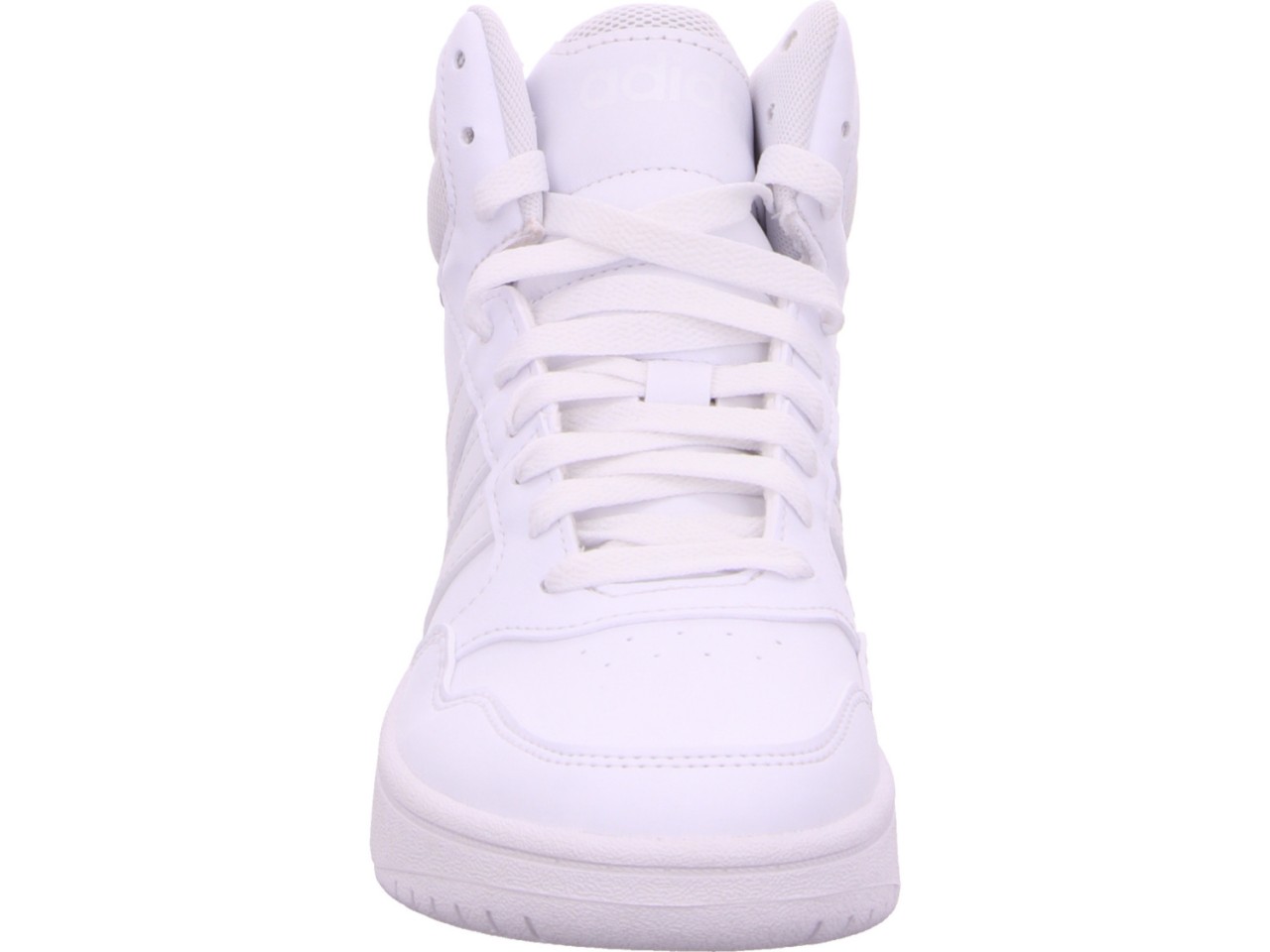 ADIDAS Freizeit Schnürer weiss Hoops 3.0 Mid