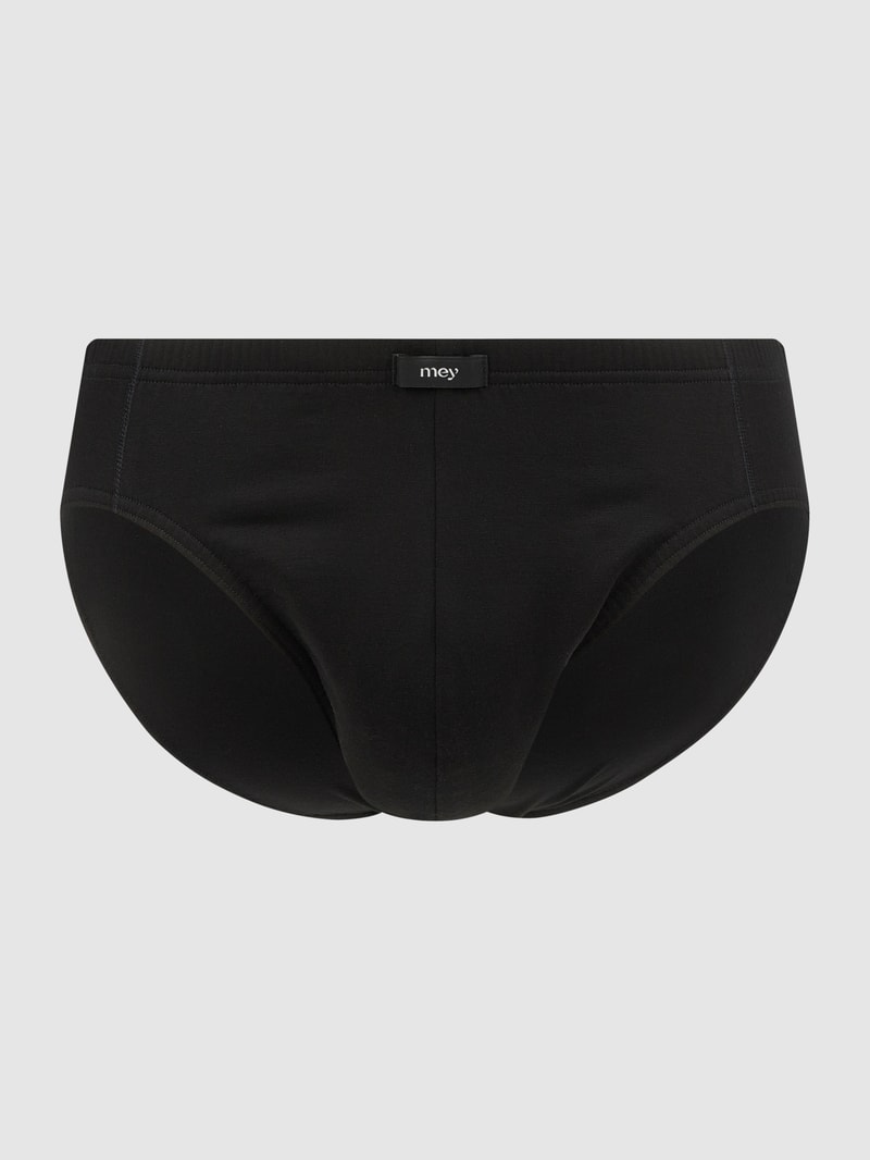Slip aus Lyocellmischung in schwarz