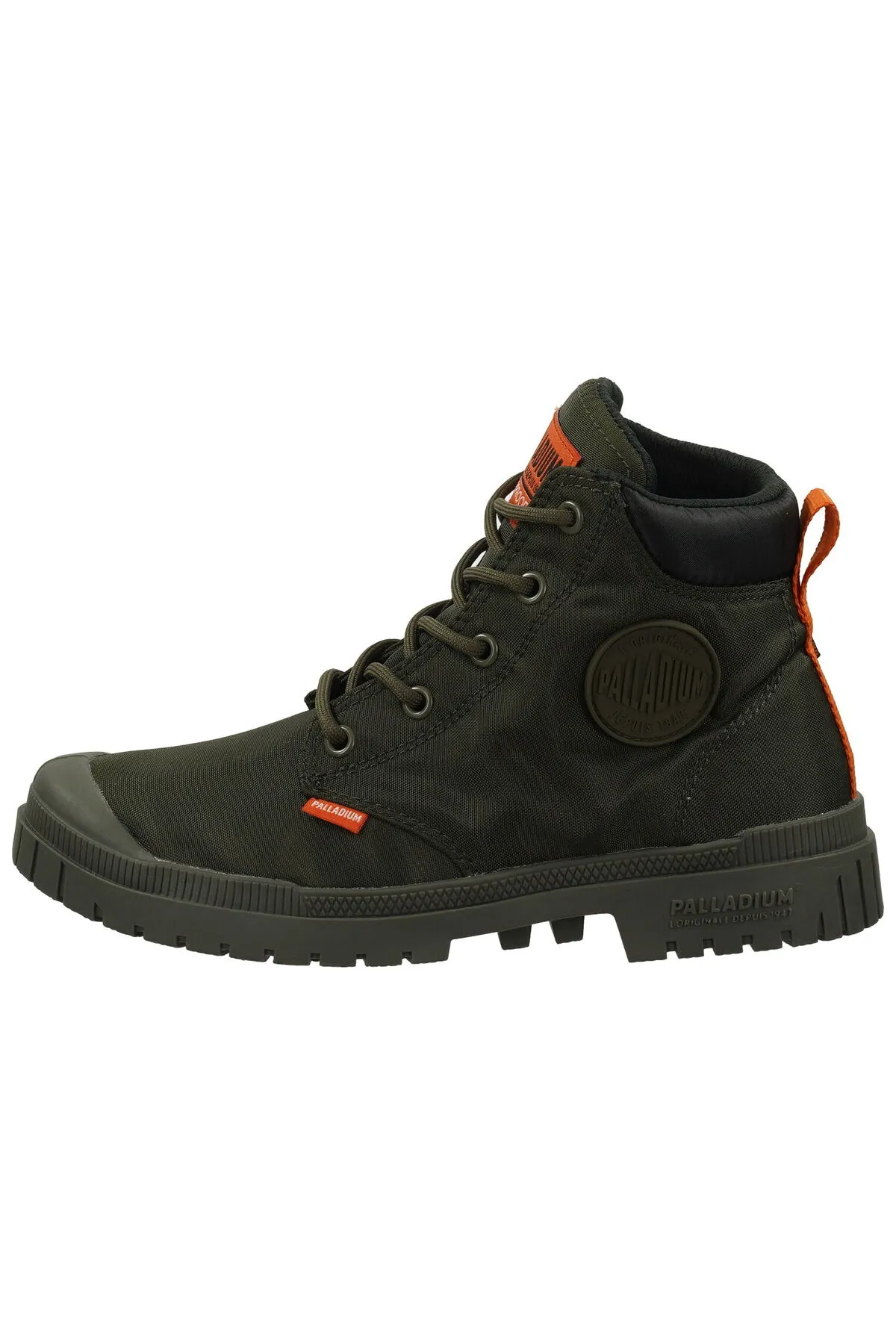 Palladium  Stiefelette - Grün - Blockabsatz