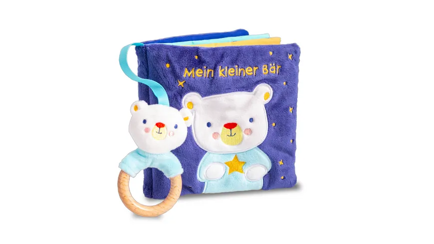 Mein liebstes Kuschelbuch mit echtem Holzbeißring. Mein kleiner Bär