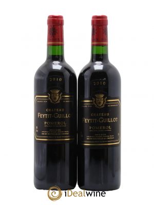 Pomerol Château Feytit Guillot 2010 - Lot de 2 Bouteilles