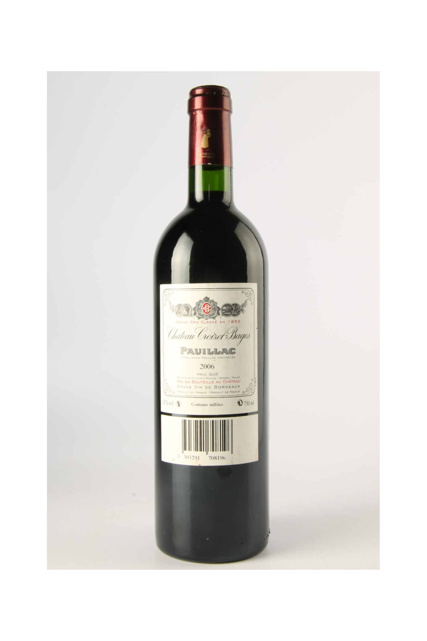 Château Croizet Bages 2006, Pauillac