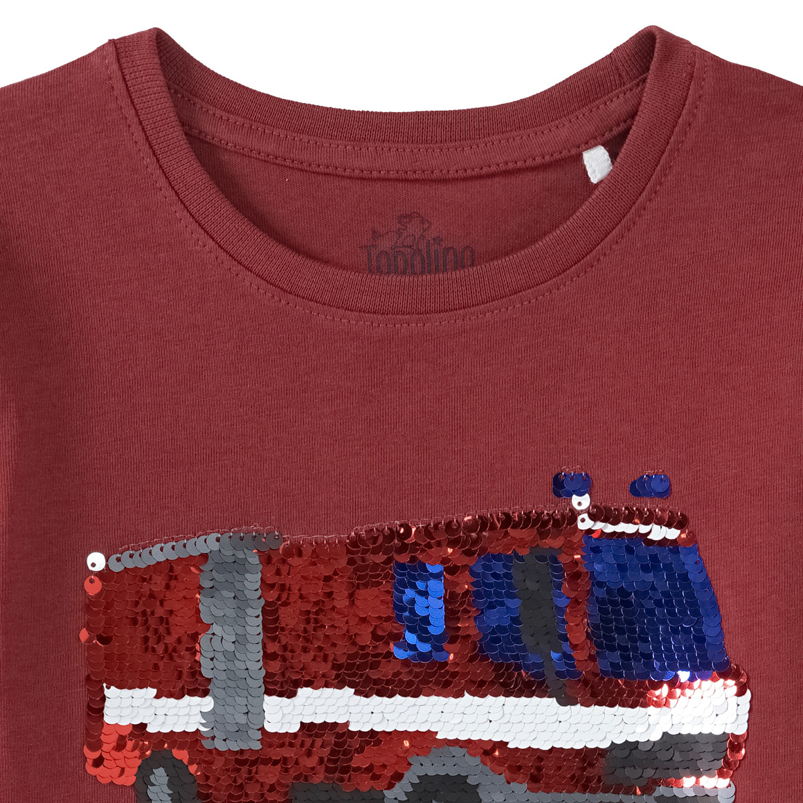 Jungen Langarmshirt mit Wendepailletten