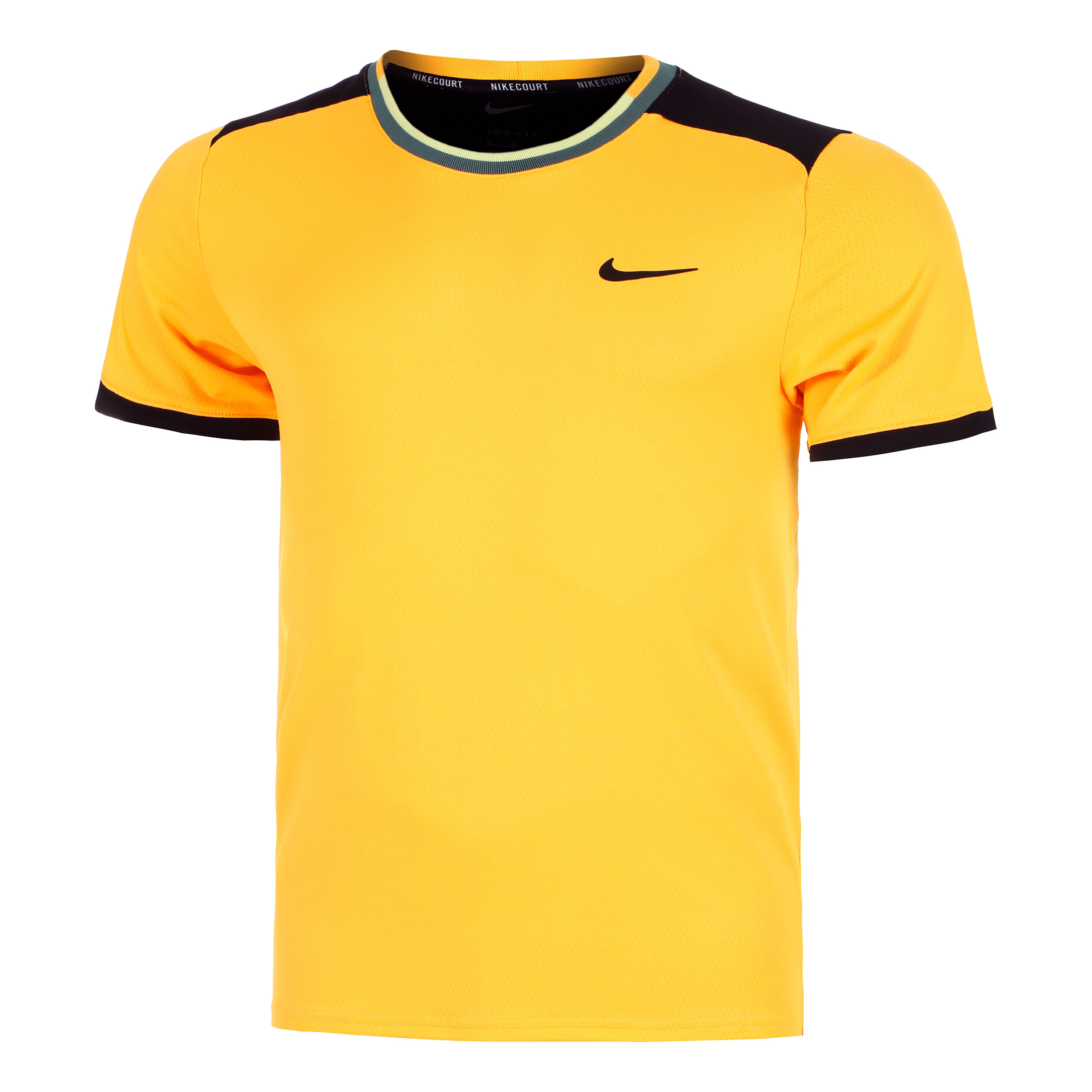 Dri-Fit Court Advantage T-Shirt Herren - Orange, Schwarz