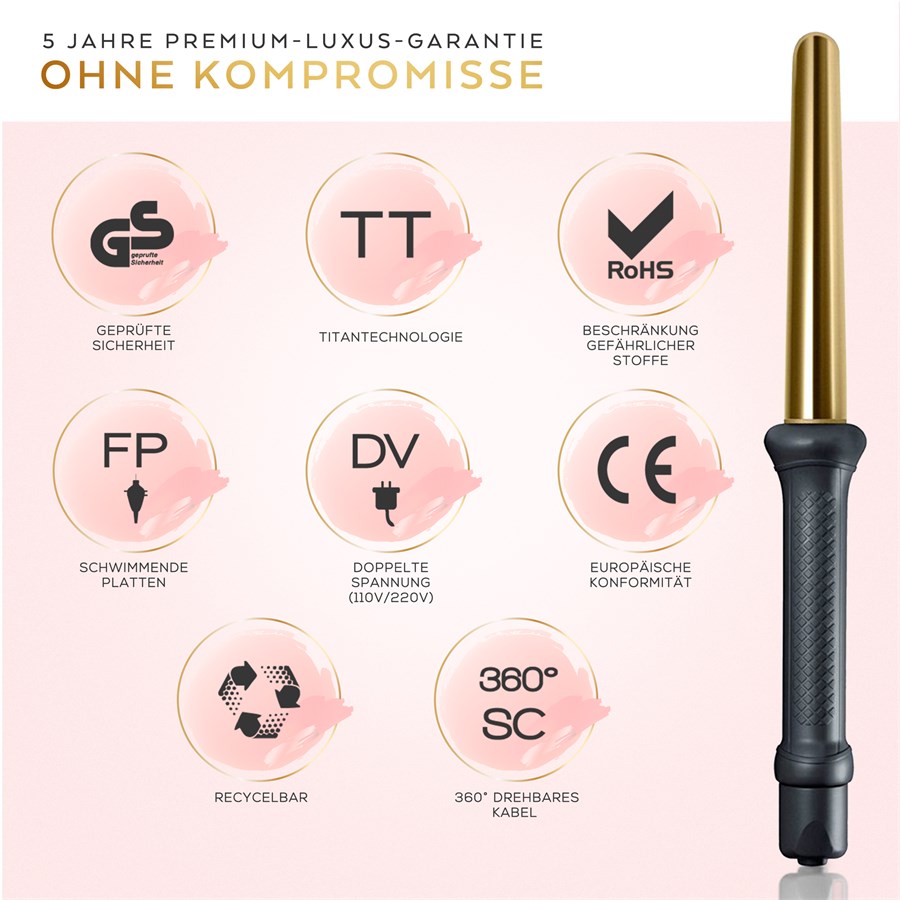 The Gold 18-25 mm Curler