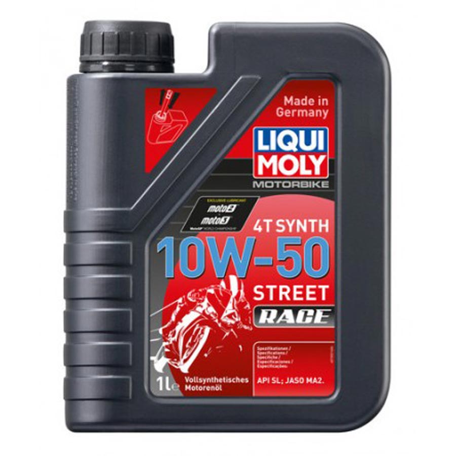 Liqui Moly Motorbike 4T Synth 10W-50 Street Race Motorrad Motoröl, 1 l - ATU