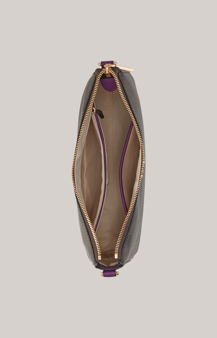 Schultertasche Piazza Diletta Jasmina in Dunkelbraun/Lila