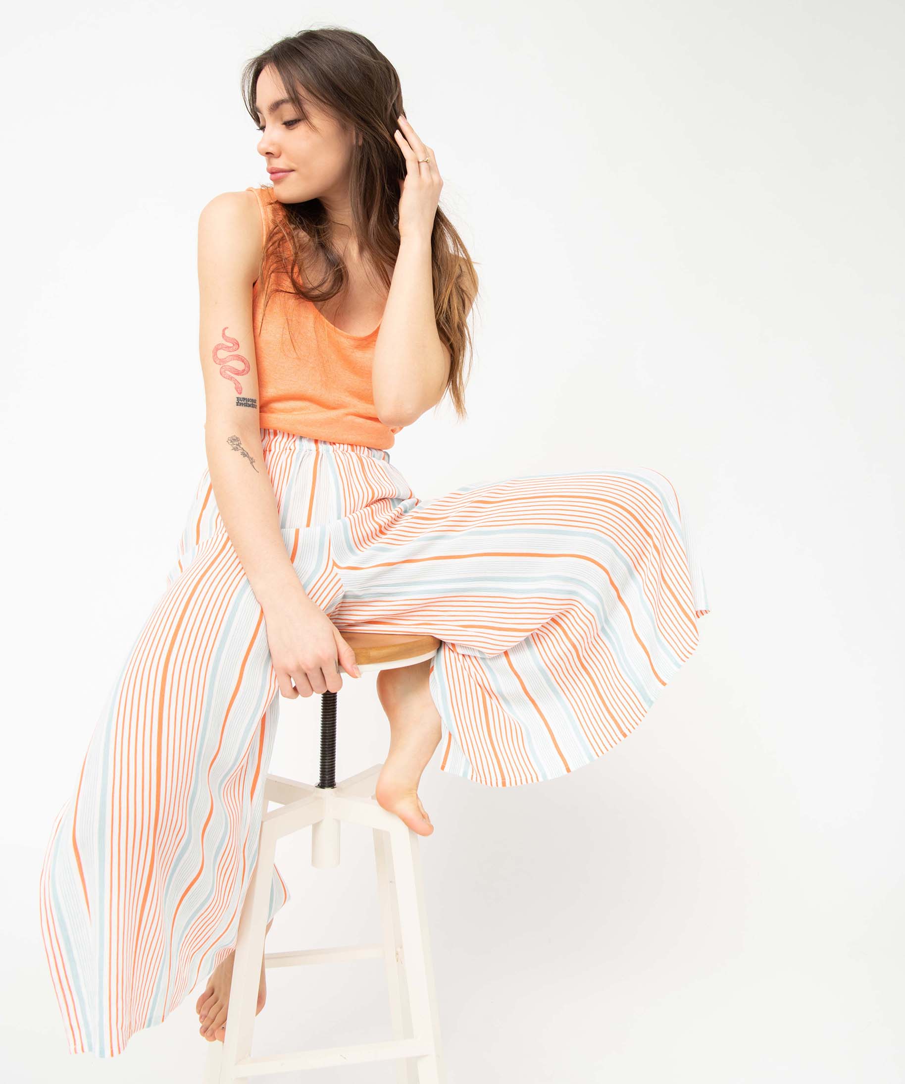 Bas de pyjama femme léger et imprimé imprime | GEMO