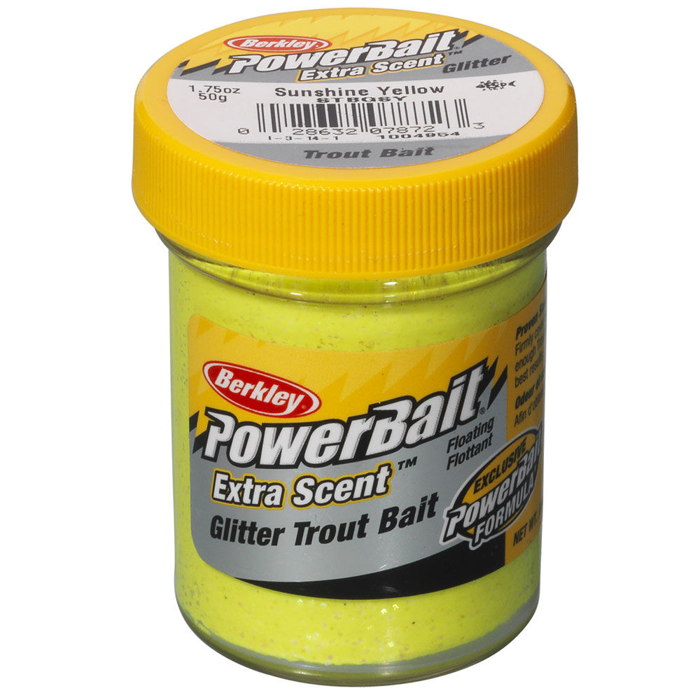 Berkley Sunshine Yellow Glitter -taikinatahna 50 g