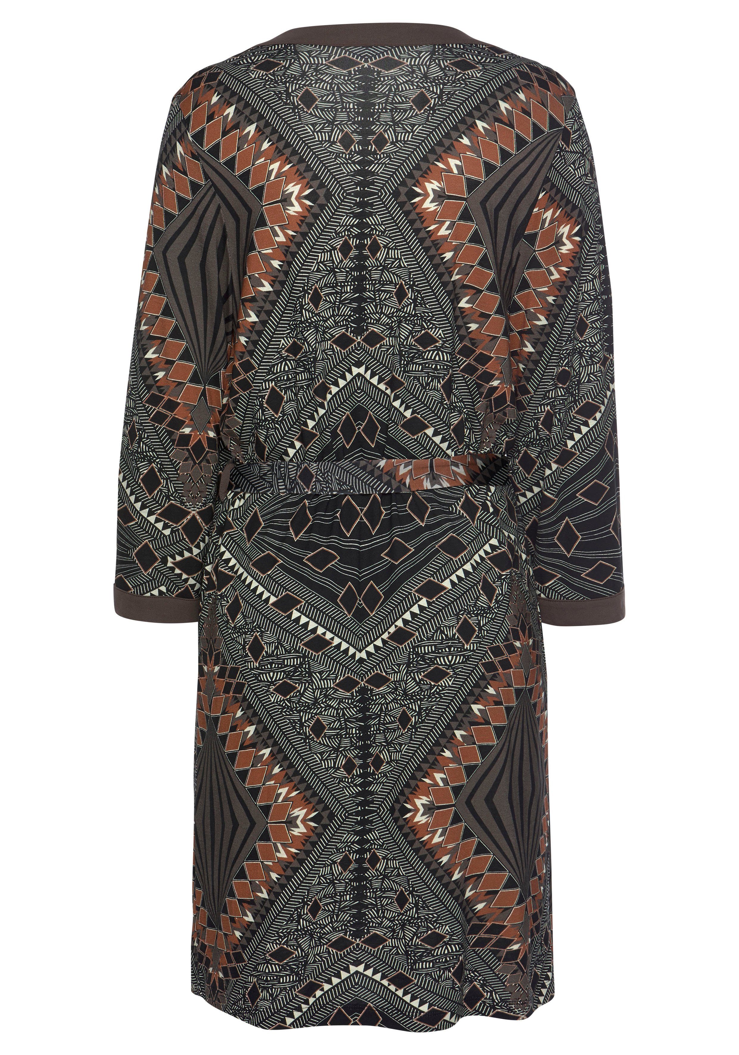 LASCANA Kimono, Kurzform, Viskose, Gürtel, mit Bindegürtel