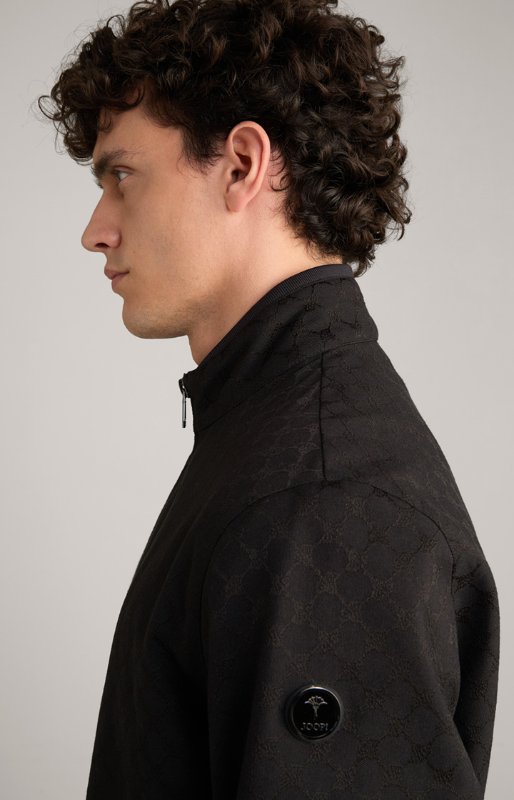 Cornflower-Jacke Escor in Schwarz gemustert
