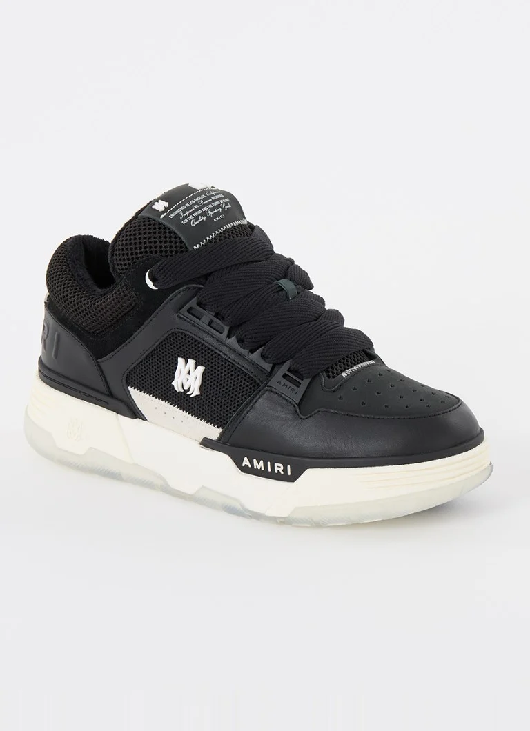 AMIRI MA-1 superga iz usnja z mrežastimi detajli