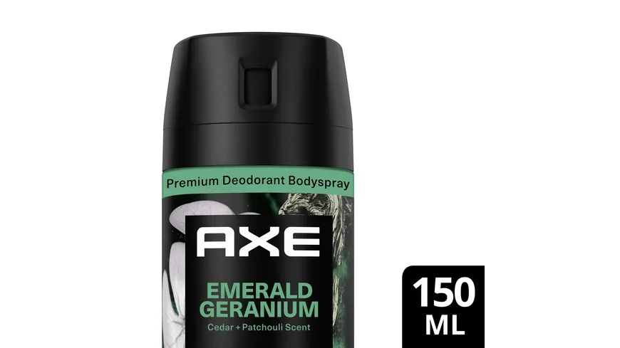 AXE Premium Bodyspray Emerald Geranium ohne Aluminiumsalze 150 ml