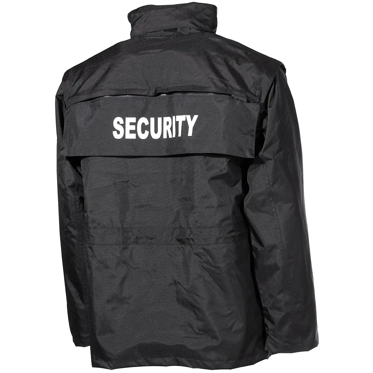 Einsatzjacke SECURITY wasserdicht schwarz