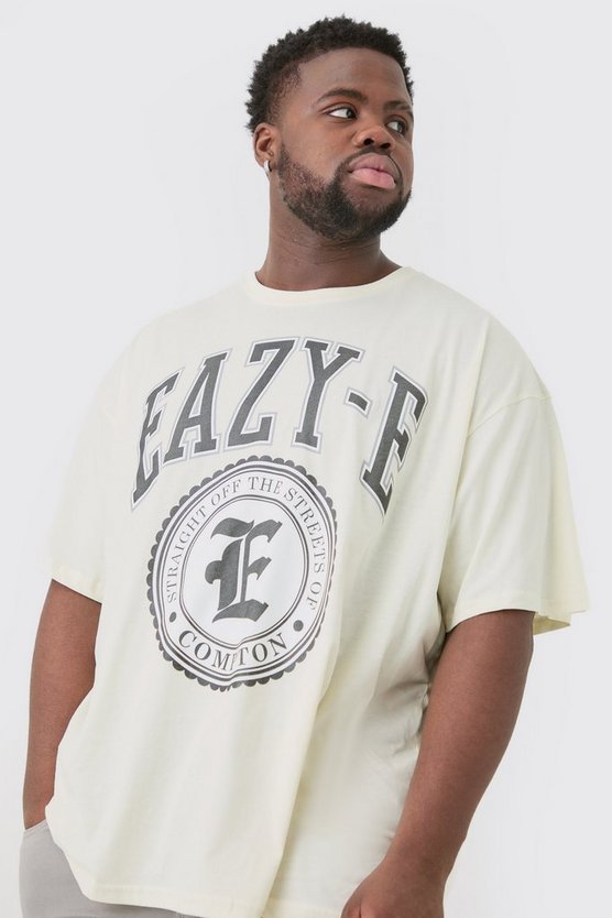 Plus Oversize T-Shirt mit lizenziertem Eazy-E Print