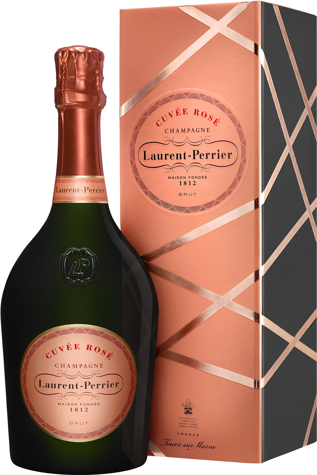 Laurent-perrier cuvée rosé en étui