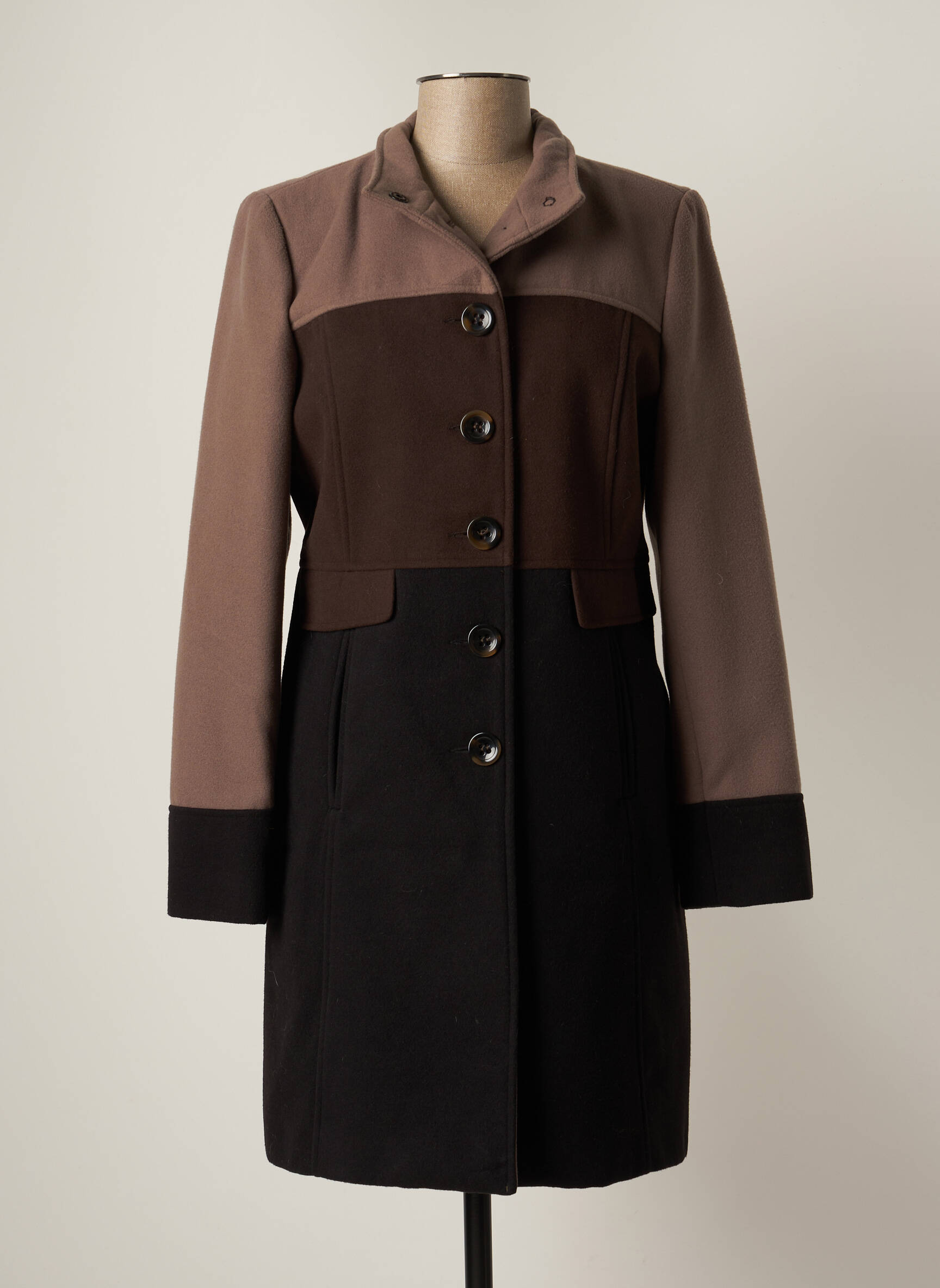 Poussiere D Etoile Manteaux Longs Femme couleur marron