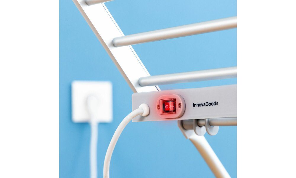 DOTMALL Wäscheständer elektrischer Flügelwäscheständer 20Stäbe 230 W Klappbarer InnovaGoods