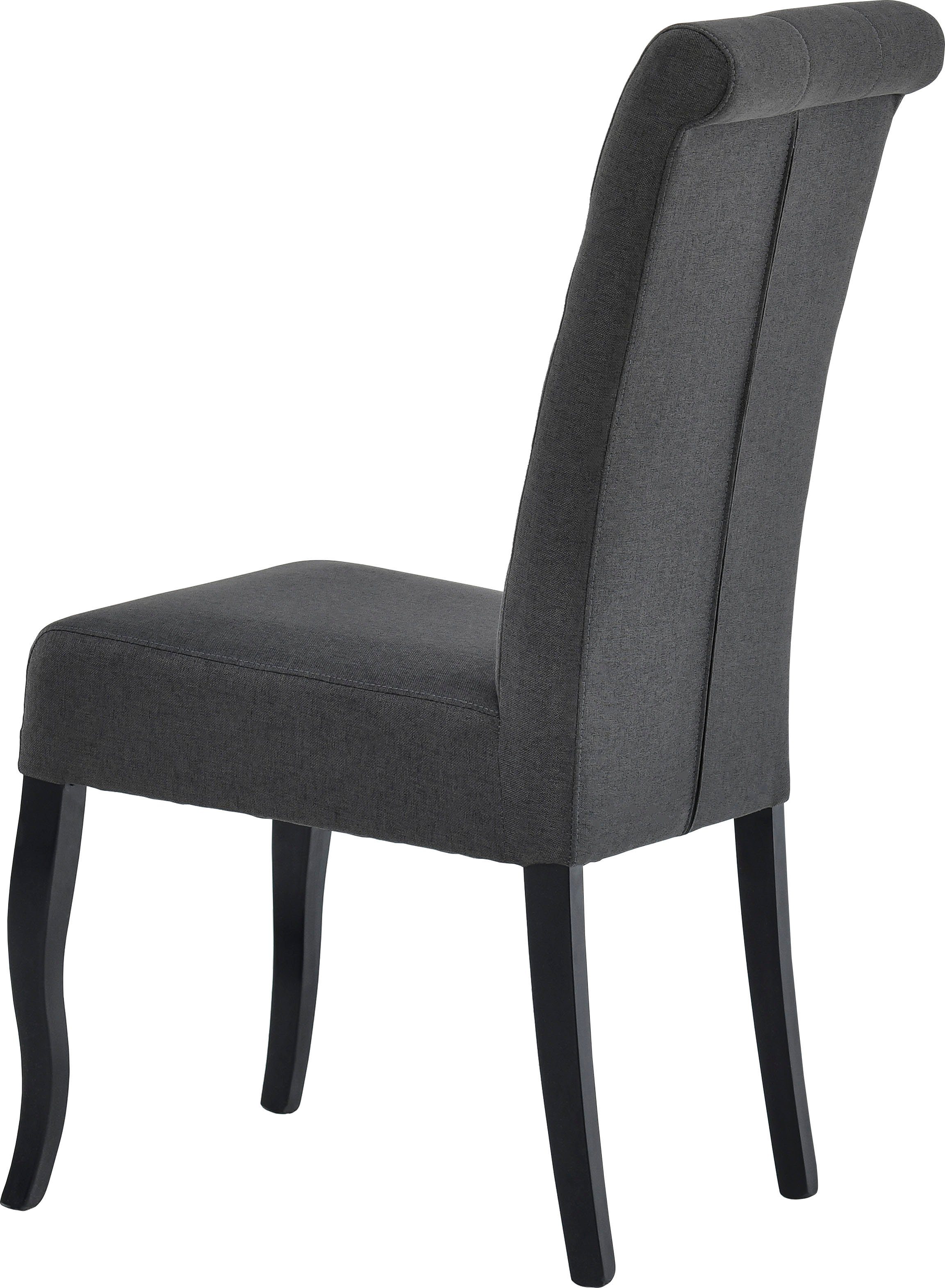 Home affaire 4-Fußstuhl Caputh (Set, 2 St), im 2er-Set, aus massiver Buche