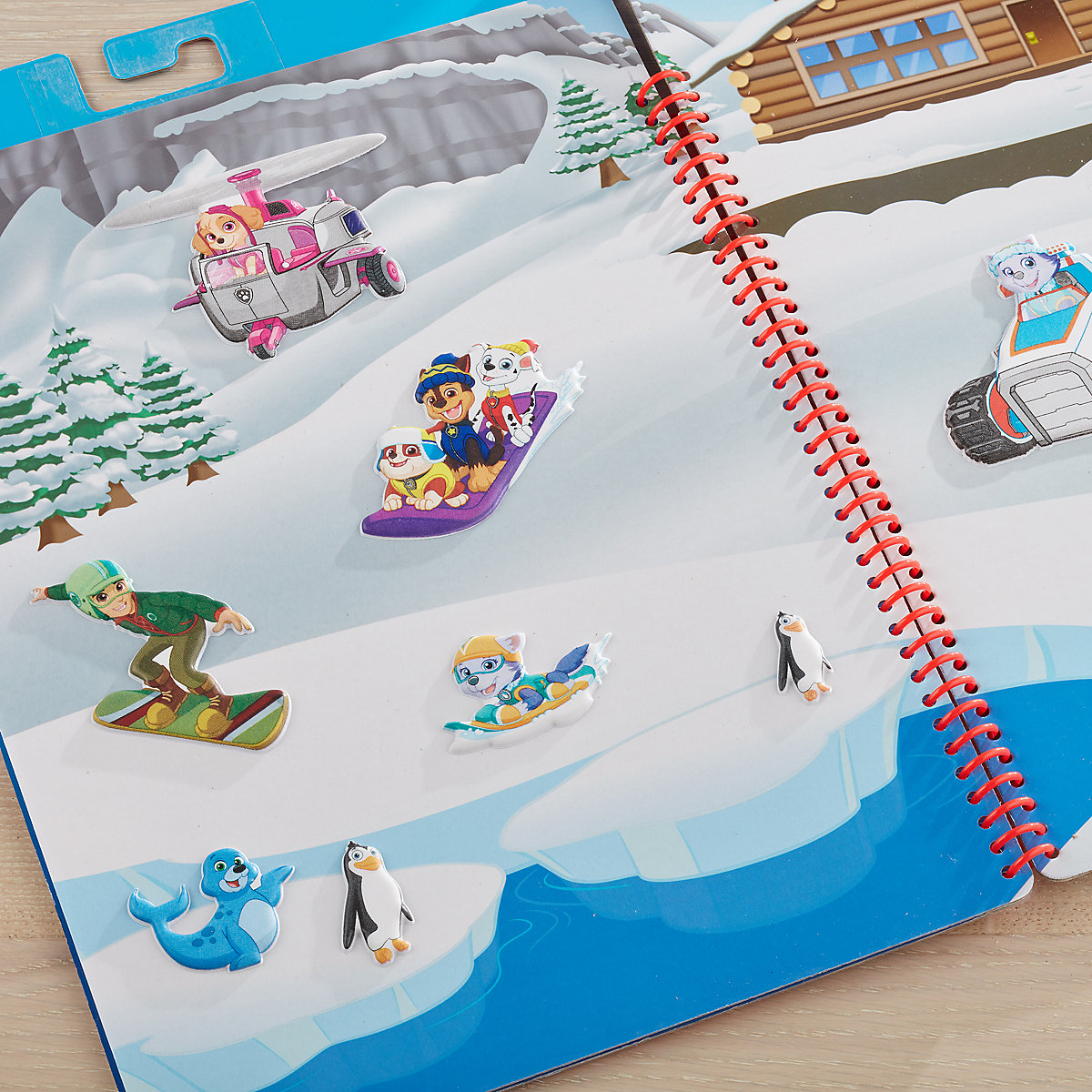 PAW Patrol wiederaufklebbare, bauschige Sticker – Jake´s Berg