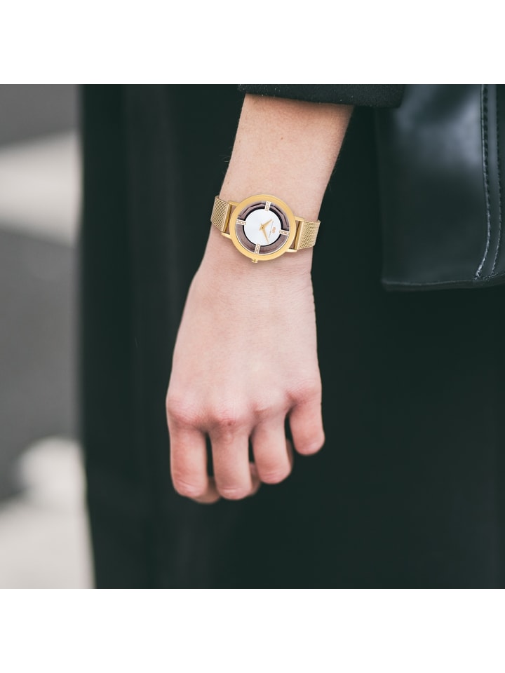 Rhodenwald & Söhne Damen Quarzuhr gelbgold Edelstahl gelbgold in gelbgold günstig kaufen 20 cm