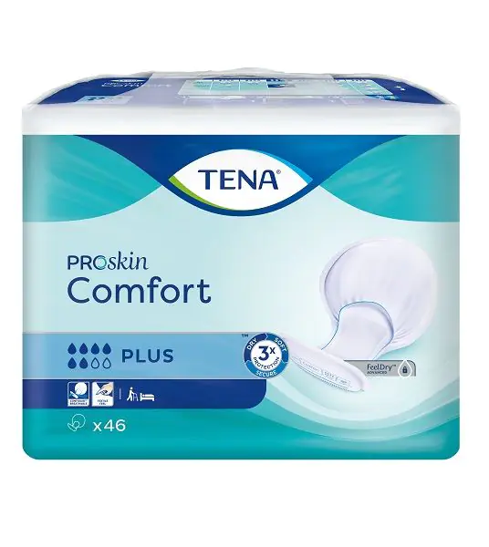Tena Comfort ProSkin Plus, anatomske pelene