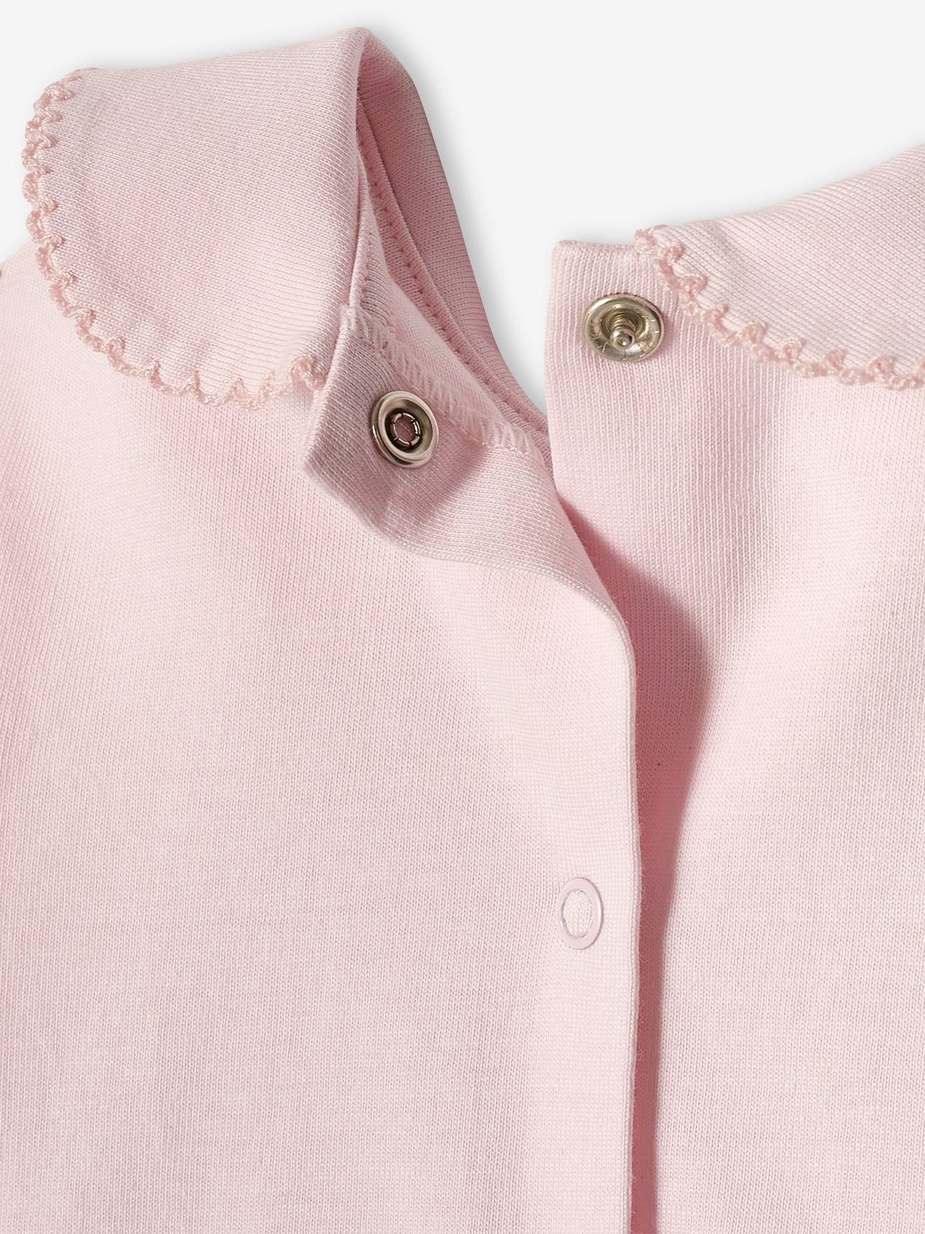 Lot de 2 pyjamas en jersey bébé fille lilas poudré