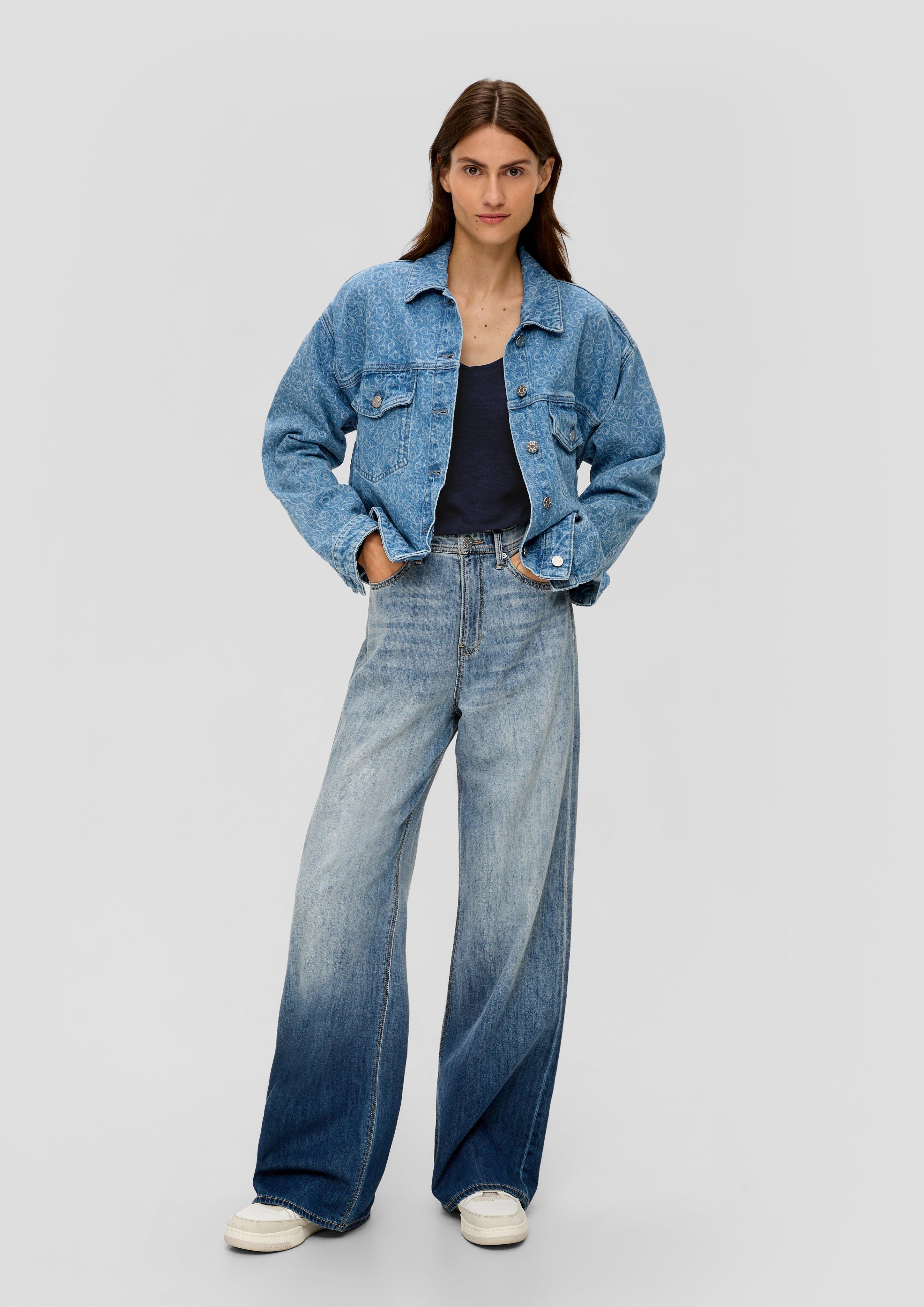 Gestreiftes Longsleeve mit Rollsaum  2135958-5959