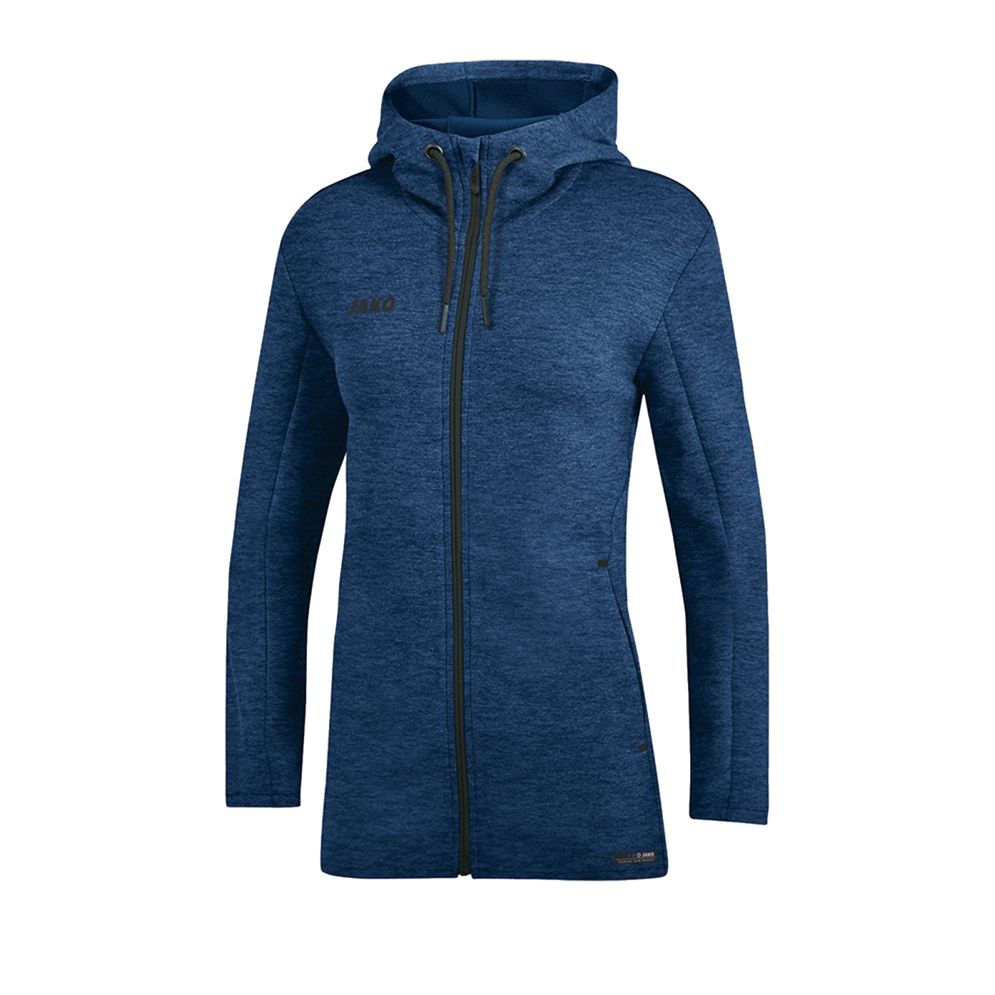 JAKO Premium Basic Kapuzenjacke Damen Blau F49
