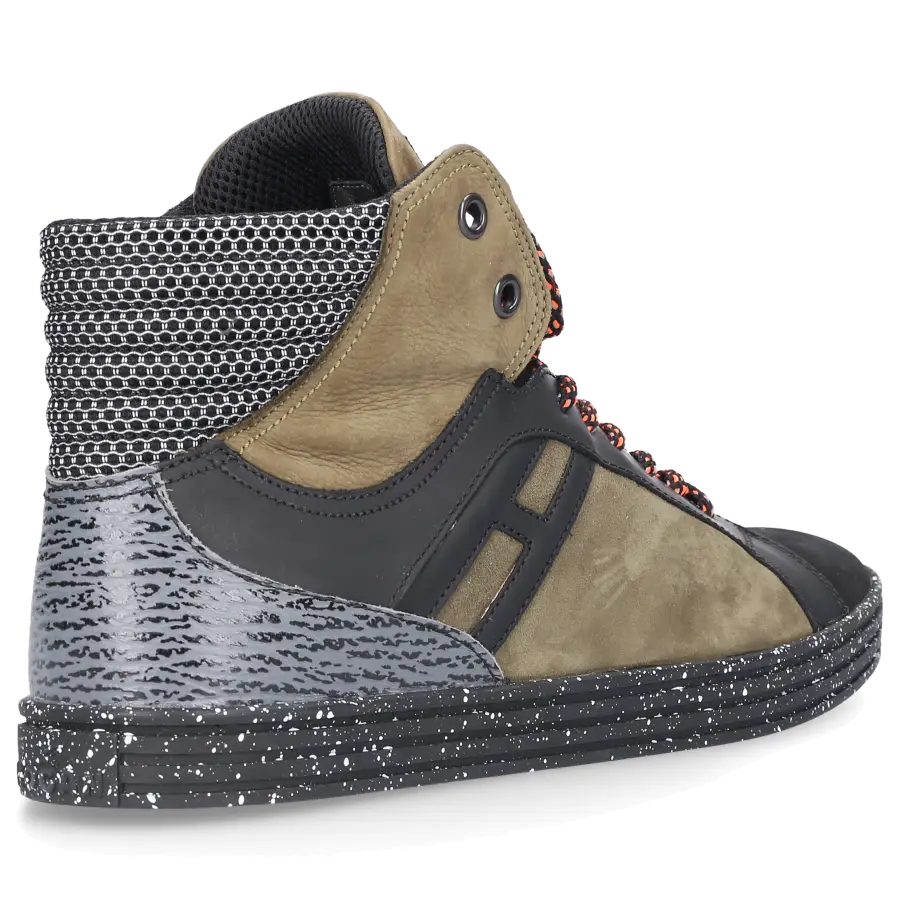 Hogan - Sneaker Leder R141 Veloursleder - grün