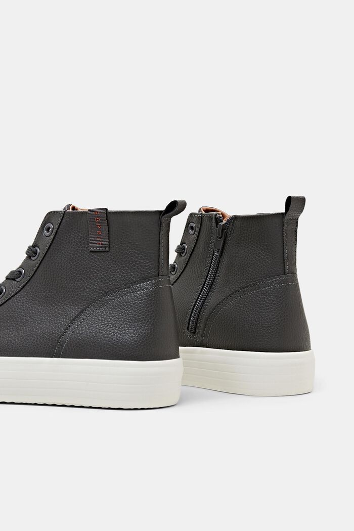 Plateau-Sneakers in Lederoptik