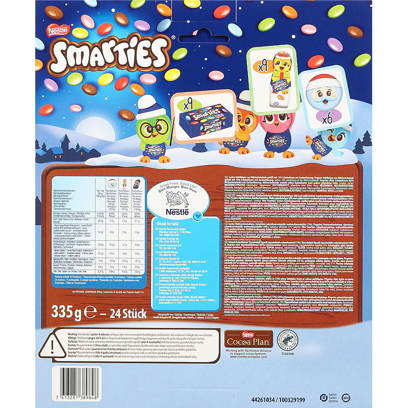Nestle Adventskalender 335 g Smarties