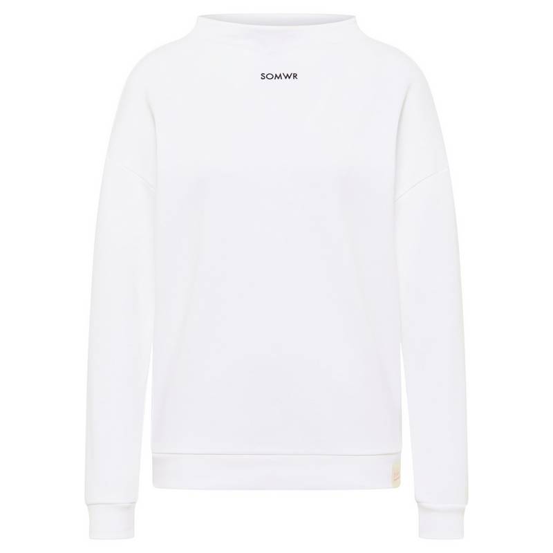 SOMWR Essential Discreet Collar Sweater Rundhalspullover Damen