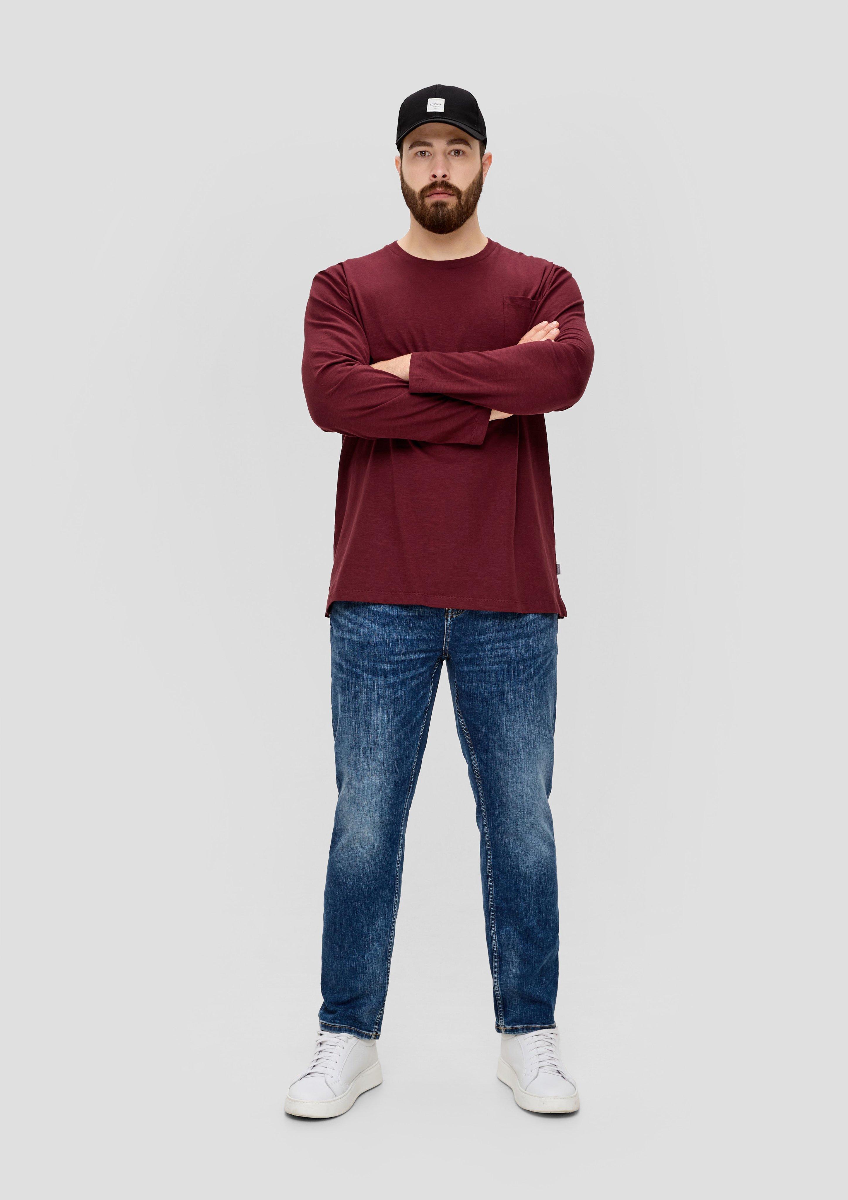 Longsleeve mit Flammgarnstruktur  2143247-3976