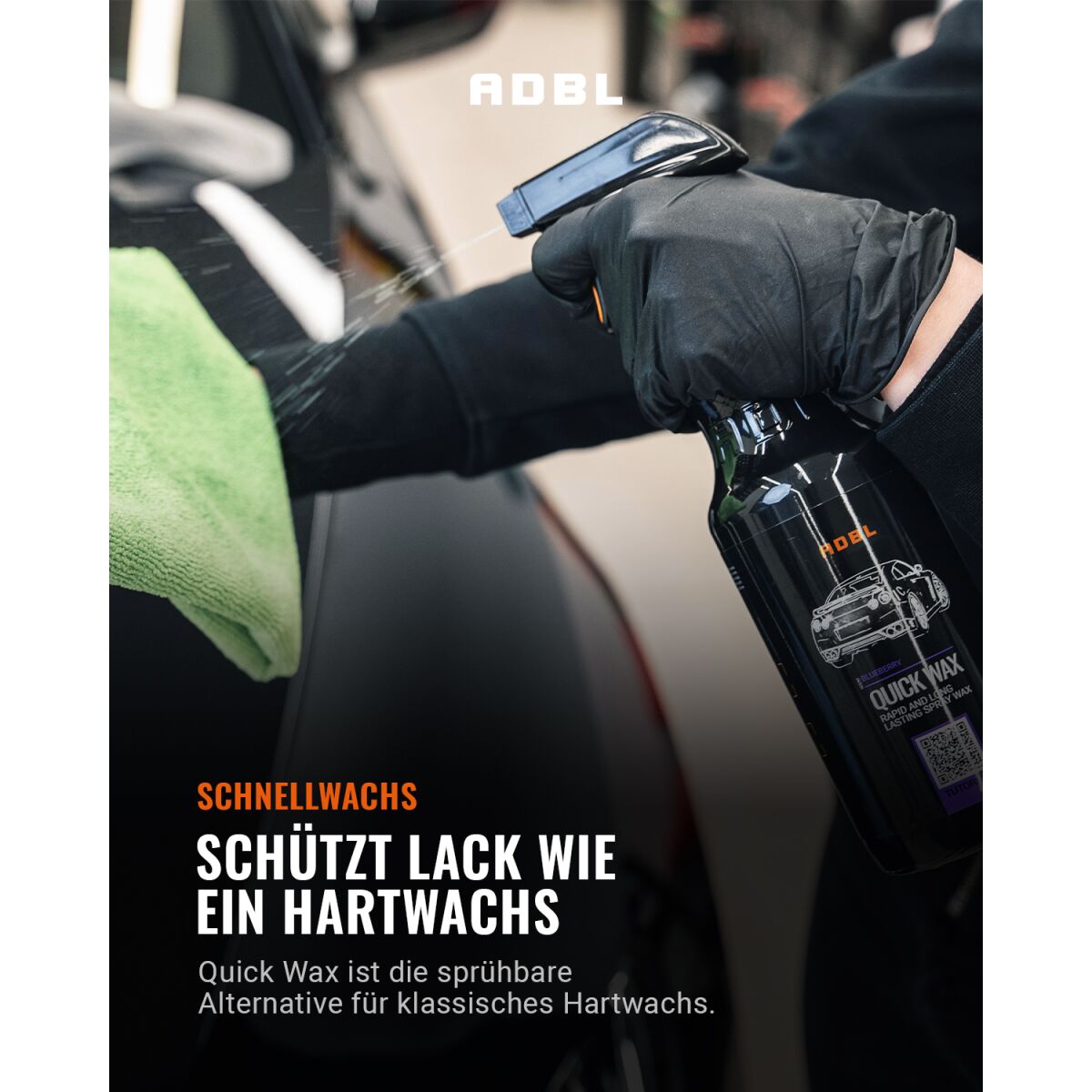 ADBL Quick Wax Sprühversiegelung mit Canyon Trigger 500ml