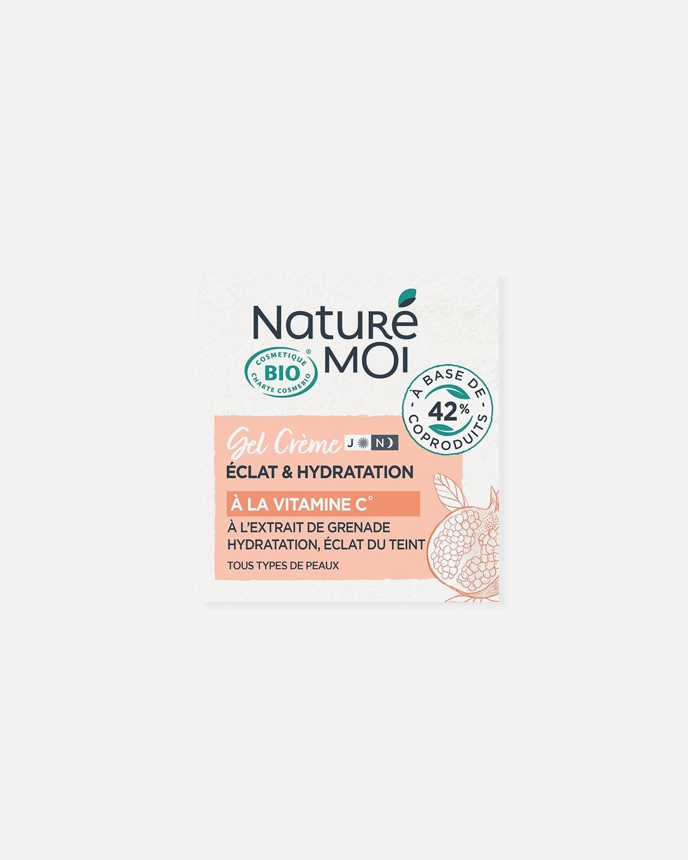 „Naturé Moi“ spindesio ir drėkinimo gelinis kremas