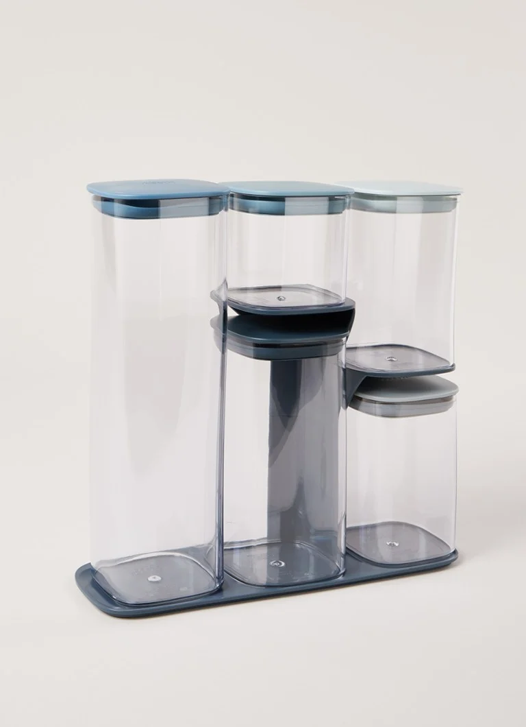 Joseph Joseph Podium storage jar with rack 5-piece