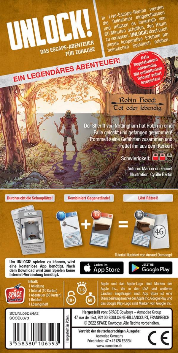 Unlock! Robin Hood: Tot oder lebendig (Einzelszenario)