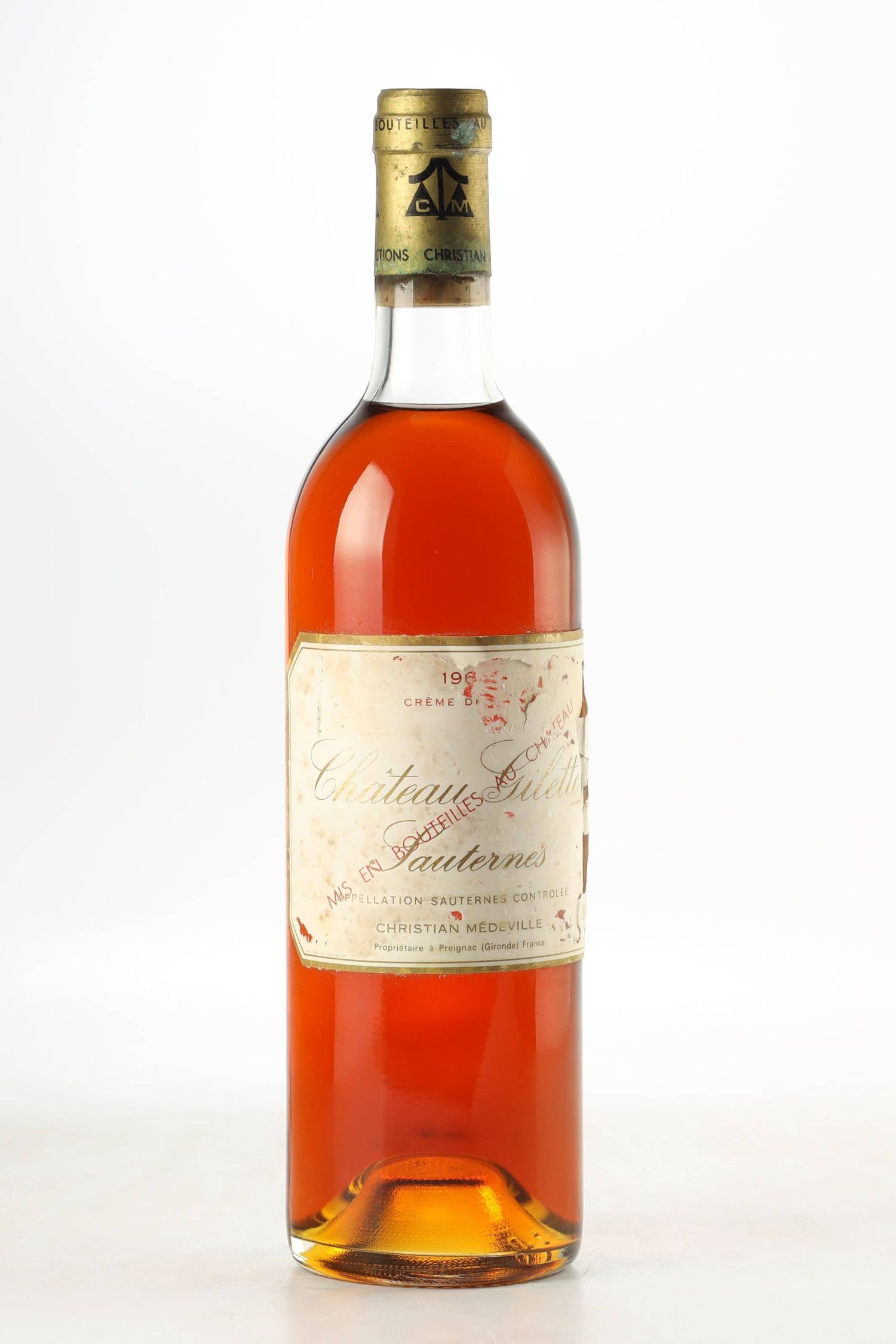 Château Gilette Crème De Tête 1967, Sauternes