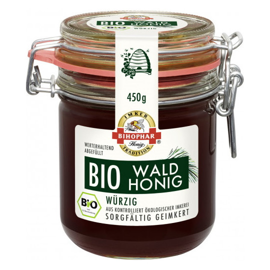 Bihophar Bio Wald Honig würzig 450G