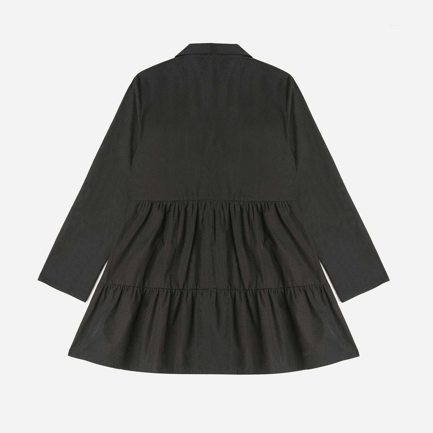 Robe chemise TEXTO noire évasée
