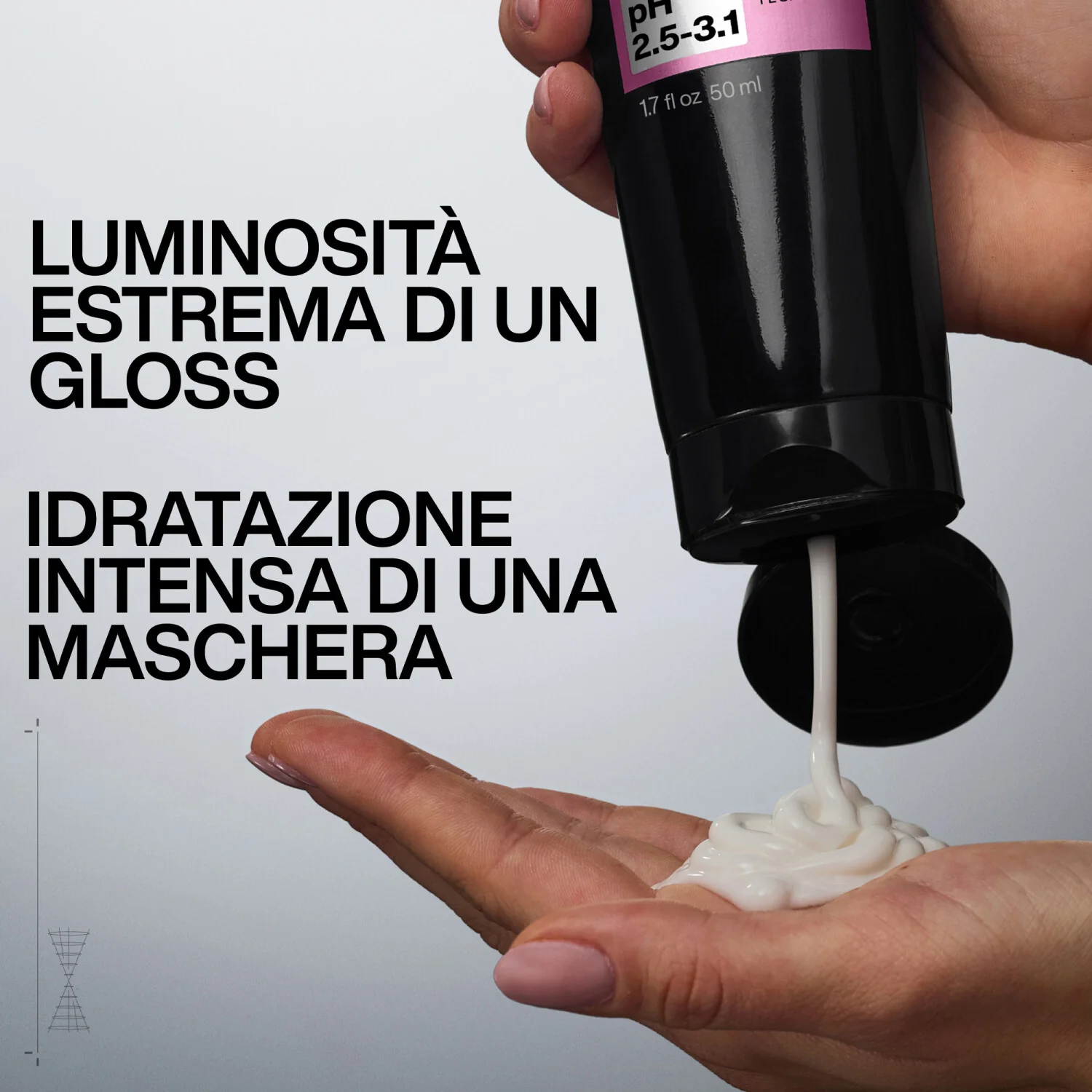 Acidic Color Gloss Gloss-in-Mask - Verhelderend haarmasker, hydraterend haarmasker