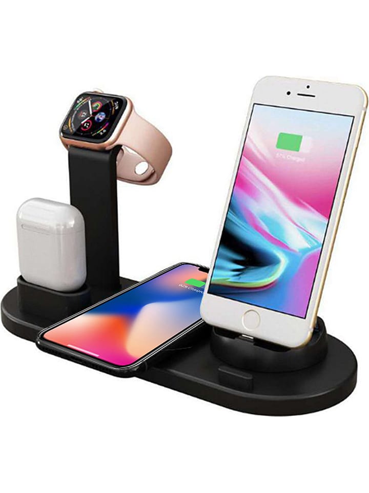 SWEET ACCESS Lightning-Docking-Station für iPhone und Apple Watch in Schwarz günstig kaufen onesize