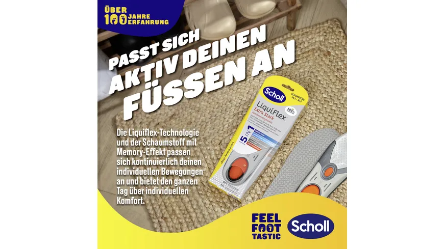 Scholl Liqui Flex Einlegesohlen Extra Support S