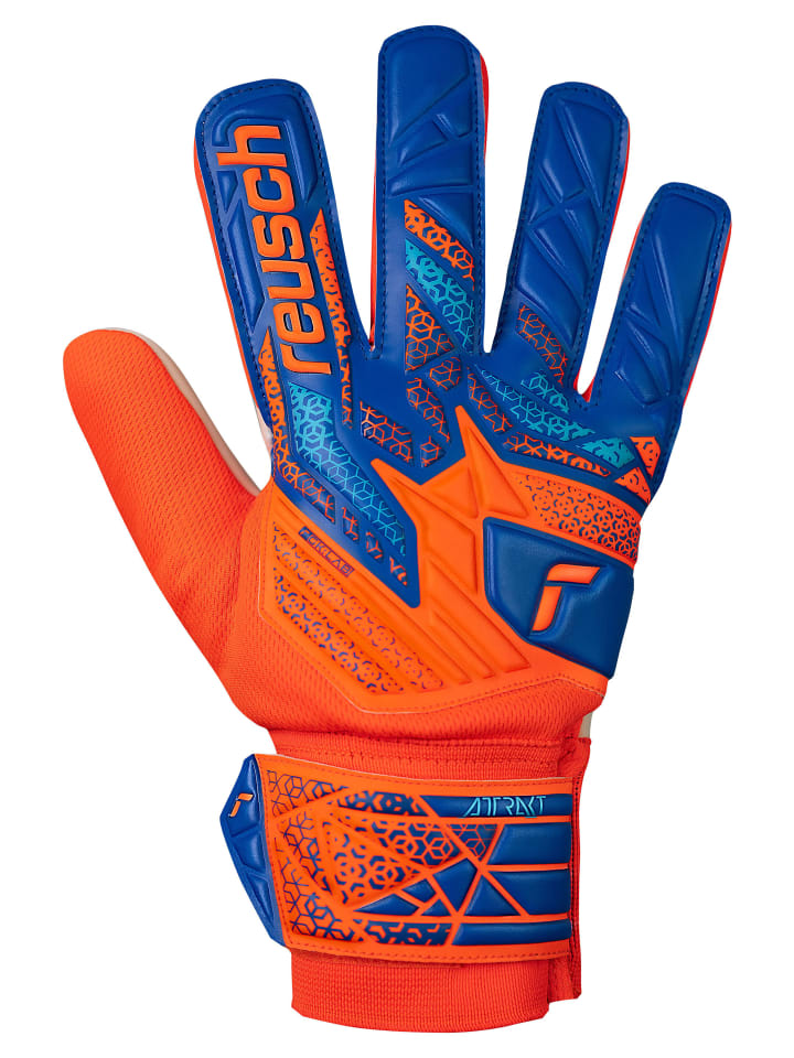 Reusch Torwarthandschuhe Attrakt Starter Solid Junior in 2290 shocking orange/blue günstig kaufen