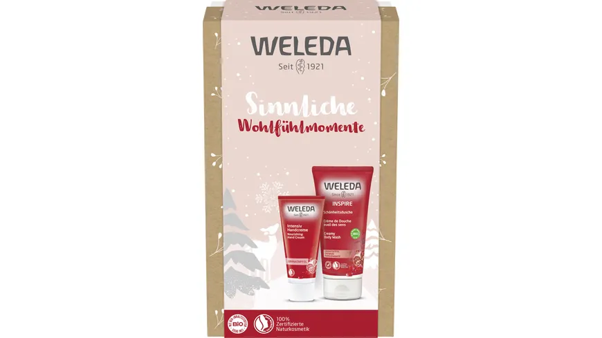 WELEDA Sinnliche Wohlfühlmomente Granatapfel Geschenkpackung
