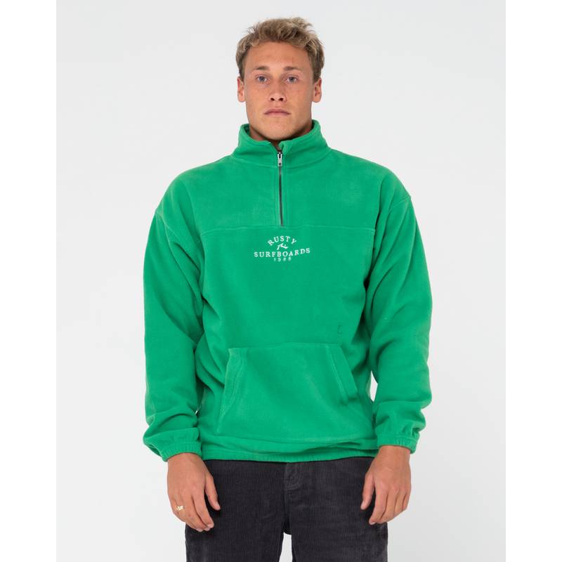 RUSTY MIDDLE SECTION CREW POLAR FLEECE Fleecepullover Herren